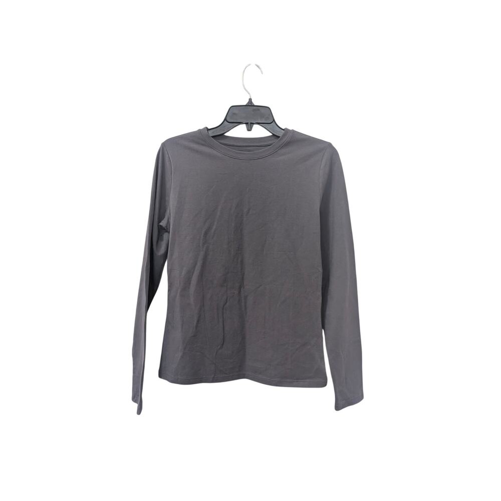 Easy Gala Gray Long Sleeve Shirt Size Large NWT